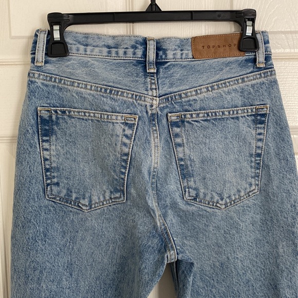 •Topshop• High Waist Editor Distressed Denim - Picture 4 of 10